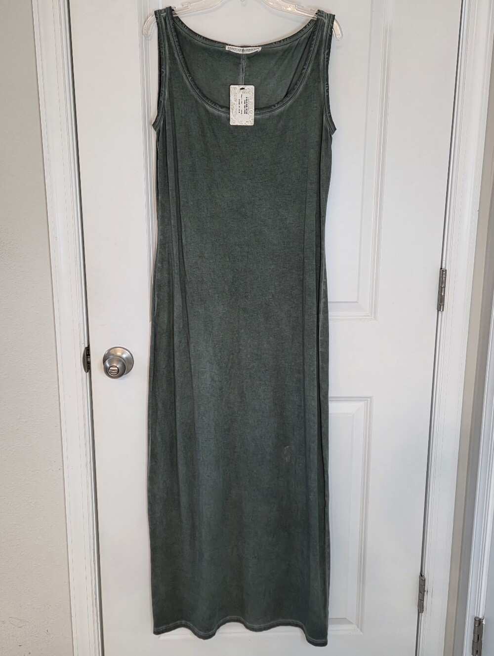 Peruvian Connection Blue Sage Vintage Wash Tank Dress